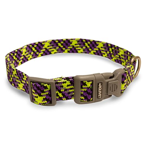 ARQUIVET Piemonte Hundehalsband, Lila, L (43-65 cm) von Arquivet