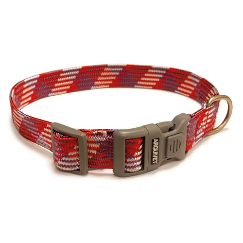 ARQUIVET Piemonte Hundehalsband, Rot, L (43-65 cm) von Arquivet