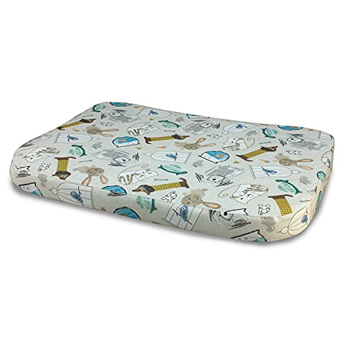 ARQUIVET Weichbodenmatte für Haustiere – 90 x 65 x 9 cm – Dog Bed – Gepolstertes und bequemes Bett – waschbar – Betten für Haustiere – Hundebett von Arquivet