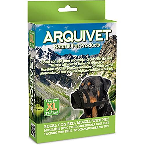 Arquivet 8435117819306 Maulkorb für Hunde, Nylon, Größe XL, Schwarz Arquivet 8435117819306 Maulkorb für Hunde, Nylon, Größe XL, Schwarz von Arquivet