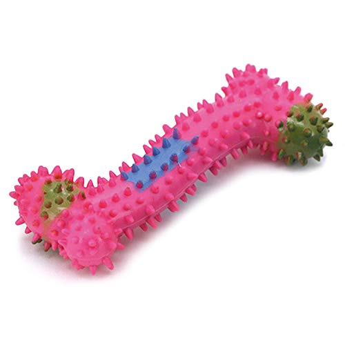 Arquivet Rosa Hundespielzeug mit Zinken für Hunde, 11 cm, aus Thermoplast, Spielzeug und Zubehör, empfohlen für kleine Hunderassen von Arquivet