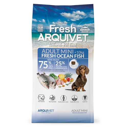 Arquivet Fresh MINI Ocean Fish - Frischer Meeresfisch - Halbfeuchtes Futter für Hunde Kleiner Rassen - 1 kg Arquivet Fresh MINI Ocean Fish - Frischer Meeresfisch - Halbfeuchtes Futter für Hunde Kleiner Rassen - 1 kg von Arquivet