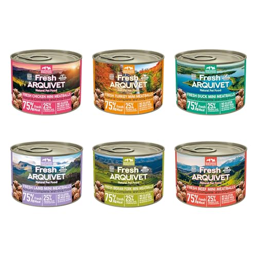 Arquivet Fresh MINI Fleischbällchen 200g Vielfaltspackung 6 Geschmacksrichtungen von Arquivet