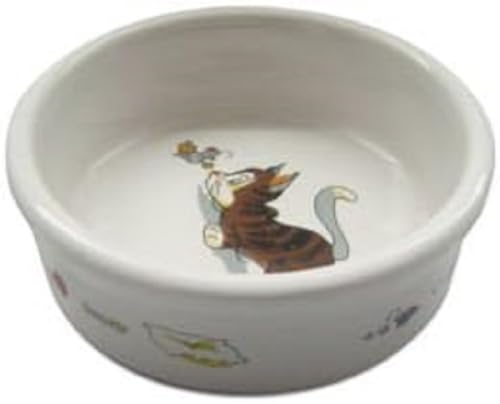Arquivet Futternapf aus Keramik für Hunde oder Katzen, mit Kätzchen-Motiv, Futternapf für Haustiere, Keramik, Futternapf für Hunde und Katzen, 12 cm Arquivet Futternapf aus Keramik für Hunde oder Katzen, mit Kätzchen-Motiv, Futternapf für Haustiere, Keramik, Futternapf für Hunde und Katzen, 12 cm von Arquivet