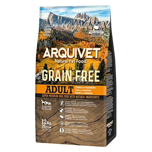 Arquivet Hundefutter mit Truthahn ohne Getreide, 12 kg (1 Stück) von Arquivet