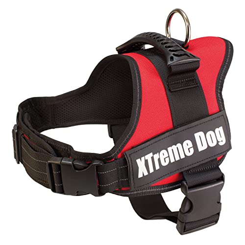 Arquivet Hundegeschirr Xtreme Dog Rot Größe: XS / 44-57 cm - Ergonomisches verstellbares Halsband und extra robust für Hunde - für die Ausbildung und Spaziergänge Ihres Haustieres von Arquivet