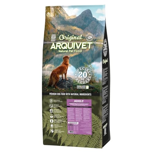 Arquivet Original Adult - Hundefutter für ausgewachsene Hunde - Lamm und Reis - Trockenfutter für Hunde - 20 kg Arquivet Original Adult - Hundefutter für ausgewachsene Hunde - Lamm und Reis - Trockenfutter für Hunde - 20 kg von Arquivet