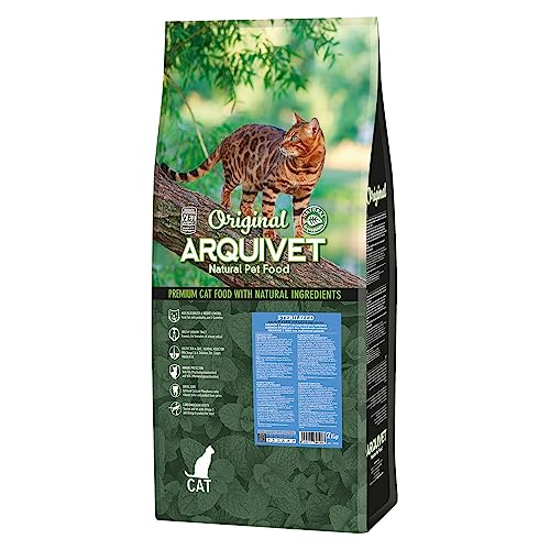 Arquivet - Original – Sterilized – Futter für sterilisierte Katzen – Lachs und Reis – 7 kg von Arquivet