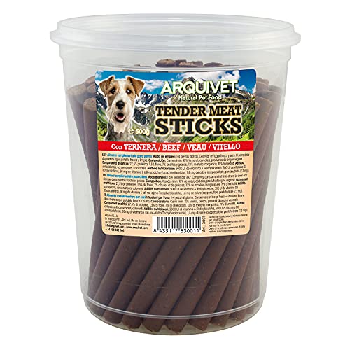 Arquivet - Zarte Fleischsticks Rind 500 g - Weiche Sticks - Snacks für Hunde. Arquivet - Zarte Fleischsticks Rind 500 g - Weiche Sticks - Snacks für Hunde. von Arquivet
