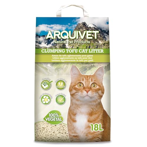 Tofu Katzenstreu 18 L - Bindend und saugfähig Tofu Katzenstreu 18 L - Bindend und saugfähig von Arquivet