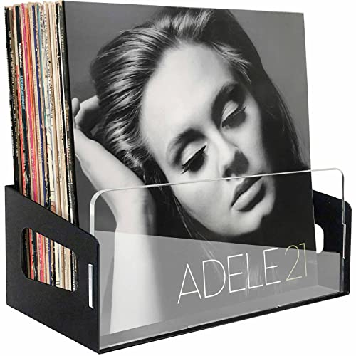 Schallplatten-Aufbewahrungshalter, Wandhalterung, Albumhalter, schwarz satiniert, um Alben, Bücher und Zeitschriften zu organisieren Schallplatten-Aufbewahrungshalter, Wandhalterung, Albumhalter, schwarz satiniert, um Alben, Bücher und Zeitschriften zu organisieren von Arriart