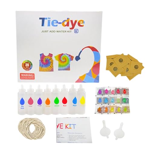 Arroopu Batik-Set | Batik-Set für Handtücher, Stoffkunst-Set, Bastelfarbe für Hüte, Schals, Socken, Kleidung, Handtücher, Schule, Anfänger, Outdoor, Familie, Erwachsene Arroopu Batik-Set | Batik-Set für Handtücher, Stoffkunst-Set, Bastelfarbe für Hüte, Schals, Socken, Kleidung, Handtücher, Schule, Anfänger, Outdoor, Familie, Erwachsene von Arroopu