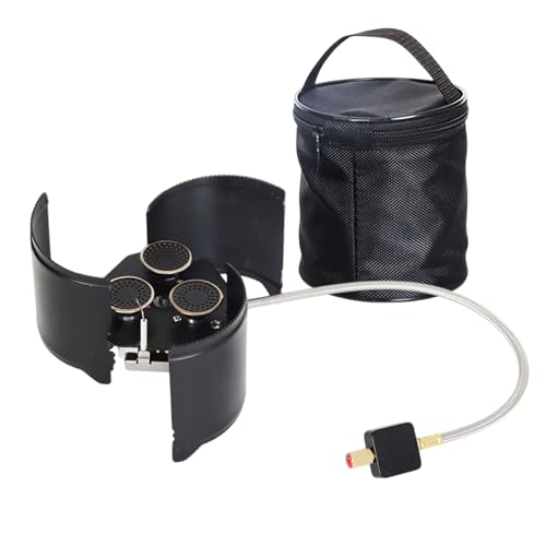 Arroopu Campingkocher - 5000 Watt Camping Kochgerät,Klappbare Hitzegeprüfte Keramische Windstabile Leichte Wasserkocher für Wohnmobil Koch Wandern Kochen von Arroopu