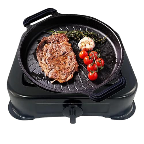 Arroopu Campingkocher | Kompakter Einzelner Outdoor Kocher Zum Kochen - Hocheffizienter Brenner Für Haushalt Garten Fest Picknick | Geeignet Für Campingkocher Barbecue Partykochfeld von Arroopu