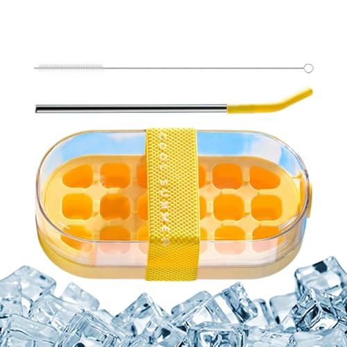 Arroopu Eisflasche,Tragbare Eiswürfelpresse Mit 18 Fächern - Wiederverwendbare Form Einfache Entnahme Gefrierbecher Für Haushalt Gastro Säfte Cocktails Whisky Kaffee Arroopu Eisflasche,Tragbare Eiswürfelpresse Mit 18 Fächern - Wiederverwendbare Form Einfache Entnahme Gefrierbecher Für Haushalt Gastro Säfte Cocktails Whisky Kaffee von Arroopu
