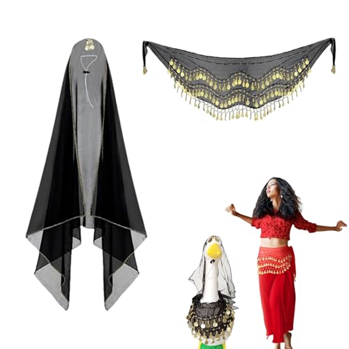 Arroopu Garten Gänse Outfits | Rasen Gänse Kleidung | Kopfschmuck Paillettenröcke Gartendeko Figuren für Feste Vorgarten Terrasse öffentliche Parks Campingplätze Arroopu Garten Gänse Outfits | Rasen Gänse Kleidung | Kopfschmuck Paillettenröcke Gartendeko Figuren für Feste Vorgarten Terrasse öffentliche Parks Campingplätze von Arroopu