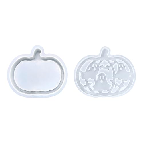 Arroopu Halloween Formen | Kürbis Laterne Silikonform,Bastelbedarf für Epoxidharz Kerzenhalter Wohndeko Halloween Erntedank Tischdekoration von Arroopu