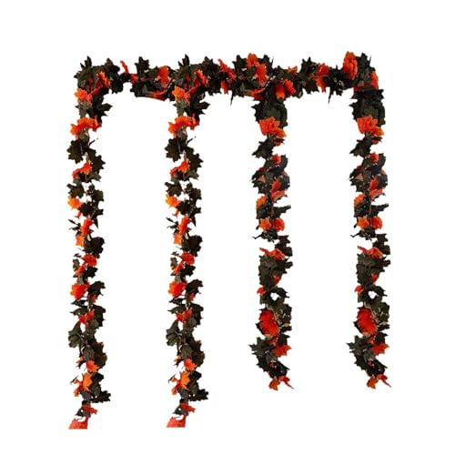 Arroopu Halloween Girlande Für Kamin | 2 Stück Halloween Party-Dekoration - Deko-Mittelpunkt Für Herbst Küche Terrasse Tor Fenster Büro Garten Arroopu Halloween Girlande Für Kamin | 2 Stück Halloween Party-Dekoration - Deko-Mittelpunkt Für Herbst Küche Terrasse Tor Fenster Büro Garten von Arroopu