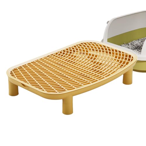 Arroopu Katzenklo Stufe, Doppelt Gelagerter Streufänger Für Katzen, Aufbewahrungstreppe für Wohnung Wohnzimmer Schlafzimmer Balkon Heimstudie von Arroopu