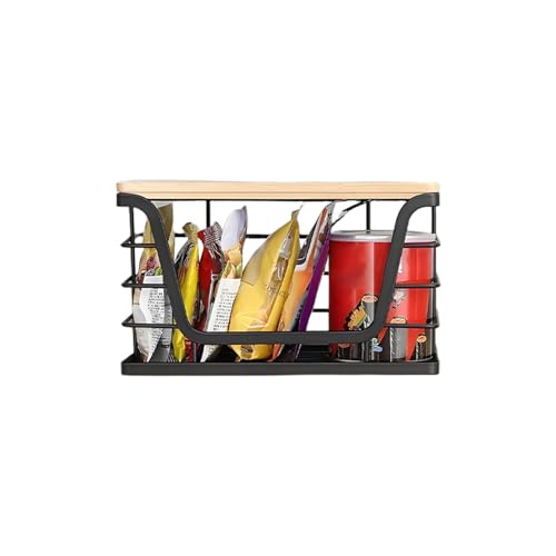 Arroopu Müllbeutelhalter Spender - Unter der Spüle mit Holzplatte - Stapelbarer Wandorganizer für den Einsatz in Speisekammer Schlafzimmer Wohnzimmer Badezimmer Balkon Wohnheim Wohnmobil Küche Arroopu Müllbeutelhalter Spender - Unter der Spüle mit Holzplatte - Stapelbarer Wandorganizer für den Einsatz in Speisekammer Schlafzimmer Wohnzimmer Badezimmer Balkon Wohnheim Wohnmobil Küche von Arroopu