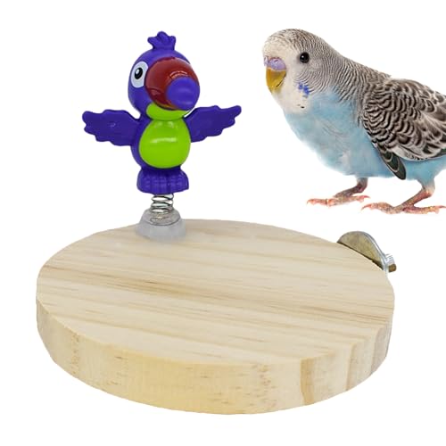 Arroopu Papageienständer | Kaubare -Sitzstangen für große Vögel | Holz Anti-Rutsch-Spielzeug Bereicherung Spielplatz für Huhn Ara Taube Indoor Outdoor Arroopu Papageienständer | Kaubare -Sitzstangen für große Vögel | Holz Anti-Rutsch-Spielzeug Bereicherung Spielplatz für Huhn Ara Taube Indoor Outdoor von Arroopu