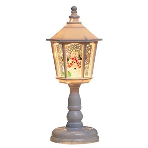 Arroopu Schneekugel Weihnachtsbeleuchtung – Retro-Schneekugel-Licht, Vintage-Weihnachtslaterne, Ornament für , Fenster, Kamin, Tisch, Esszimmer, Zuhause, Fensterbank, Einzelhandel von Arroopu