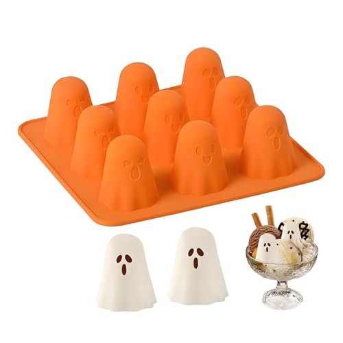 Arroopu Silikon Geisterform | Feiertag Formen | Silikonform Für Kaltgetränke Seife Backen Kreativhandwerk Veranstaltungscatering Hausbäcker Halloween 3D Arroopu Silikon Geisterform | Feiertag Formen | Silikonform Für Kaltgetränke Seife Backen Kreativhandwerk Veranstaltungscatering Hausbäcker Halloween 3D von Arroopu