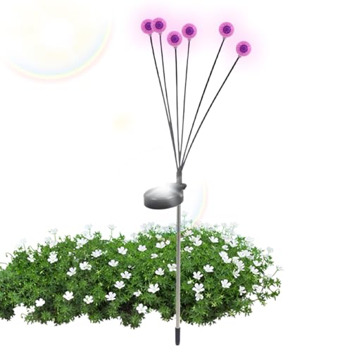 Arroopu Solar-Halloween-Augapfel- , Halloween-Augapfel-Dekorationen, – Weglaternen, schwingende Glühwürmchen- -Beleuchtung, Dekorationen für Terrasse, Weg, Blumenbeet, Hof-Partys von Arroopu