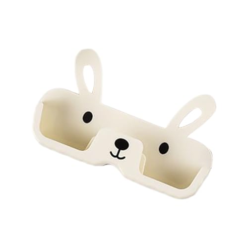 Arroopu Sonnenbrillen Halter Für Wand | Bohrfreie Brillen Organizer | Bohrfreier Hasenförmiger Brillenhalter Für Zuhause, Kleiderschrank, Schminktisch, Schlafzimmer, Mietwohnung, Badezimmer von Arroopu