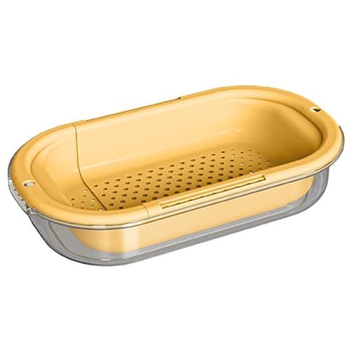 Arroopu Spüleinsatz Sieb, Nudelsieb Für Die Küche, Vielseitiges Obst Sieb für Waschen Beeren Spülen Camping Küchenspüle Arroopu Spüleinsatz Sieb, Nudelsieb Für Die Küche, Vielseitiges Obst Sieb für Waschen Beeren Spülen Camping Küchenspüle von Arroopu