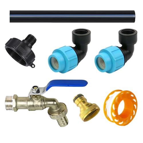 Arroopu Tank Adapter | 20mm Messing Tankanschluss - Wasserdichter Schlauchverbinder Für Gartenbewässerung Camping Außenbereich Hinterhof von Arroopu