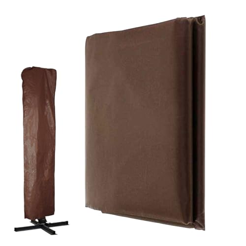 Arroopu Terassen-Schirmhüllen Wasserdicht - 210D Oxford Stoff Schirm Schutzbezug - UV-beständiger Schutz für Sonnenschirm Garten Terrasse Balkon Poolbereich von Arroopu