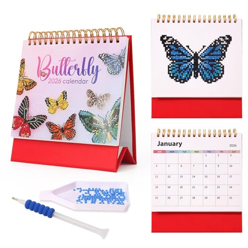 Diamond Art Kalender 2026 2026 Diamond Art Schreibtischkalender Schreibtischkalender von Januar bis Dez, Monatliche Tischkalender für Home Office Planung Diamond Art Kalender 2026 2026 Diamond Art Schreibtischkalender Schreibtischkalender von Januar bis Dez, Monatliche Tischkalender für Home Office Planung von Arroopu