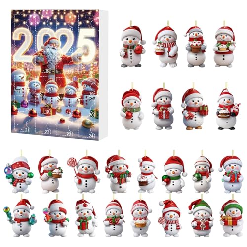 Weihnachtsmann Adventskalender 2025, 24 Stück Acryl Weihnachtsmann Adventskalender, 24 Tage Pandas Ornamente Weihnachten Countdown Kalender, Weihnachten Sammlerstück Lustiges Santaman Set Weihnachtsmann Adventskalender 2025, 24 Stück Acryl Weihnachtsmann Adventskalender, 24 Tage Pandas Ornamente Weihnachten Countdown Kalender, Weihnachten Sammlerstück Lustiges Santaman Set von Arroopu