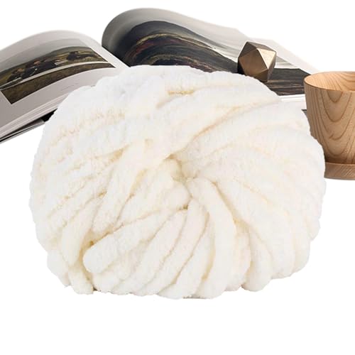 Arrovarp Chenille-Garn, 2,5 m, weiches Chenille-Garn, zum Weben, Basteln, Häkeln, Zubehör für Schals, Babykleidung, Wurfkissen, Korb, Haustierbett, Decke von Arrovarp