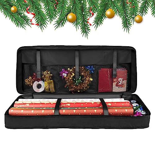 Arrovarp Geschenkpapier-Aufbewahrung, Unterbett-Aufbewahrungskorb für Schleifen, große Kapazität, Urlaubsklebe-Organizer für Bänder, Schleifen, Etiketten, Party, Hochzeit, Weihnachten, Geburtstag von Arrovarp