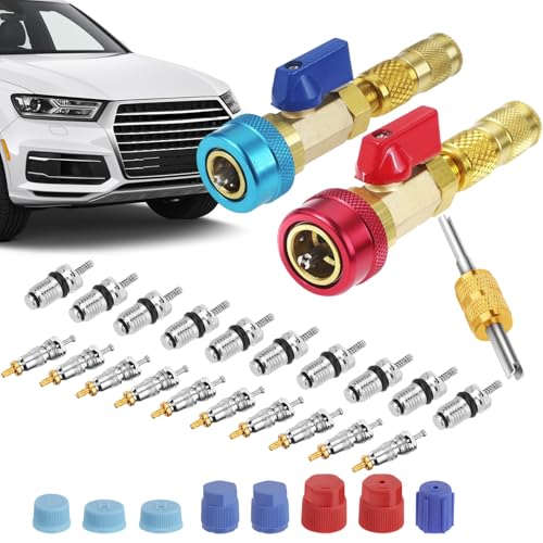 Arrovarp HVAC-Kernentfernungswerkzeug, R134A Ventilkernentfernungswerkzeug – schnelles ergonomisches Reparatur-Set, Ersatzzubehör für Kühlsystem, Spülung, Fahrzeugkonditionierung Arrovarp HVAC-Kernentfernungswerkzeug, R134A Ventilkernentfernungswerkzeug – schnelles ergonomisches Reparatur-Set, Ersatzzubehör für Kühlsystem, Spülung, Fahrzeugkonditionierung von Arrovarp