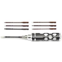 ArrowMax AM-460004 Werkzeug-Set 1 Schlitzeinsatz Größe: 3,5, 4 Aussensechskant-Einsätze Größe: von ArrowMax