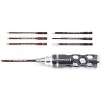 ArrowMax AM-460002 Werkzeug-Set 2 Kreuzschlitzeinsätze Größe: 2, 3.5, 1 Schlitzeinsatz Größe: 2 von ArrowMax