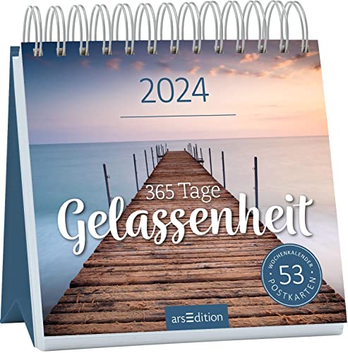Postkartenkalender 365 Tage Gelassenheit 2024 Postkartenkalender 365 Tage Gelassenheit 2024 von Ars Edition