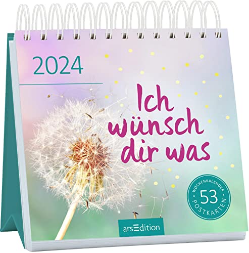 Postkartenkalender Ich wünsch dir was 2024 von Ars Edition