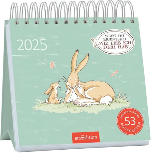 Postkartenkalender Weißt du eigentlich, wie lieb ich dich hab? 2025: Wochenkalender 2025, 53 Postkarten für Glücksmomente Postkartenkalender Weißt du eigentlich, wie lieb ich dich hab? 2025: Wochenkalender 2025, 53 Postkarten für Glücksmomente von Ars Edition