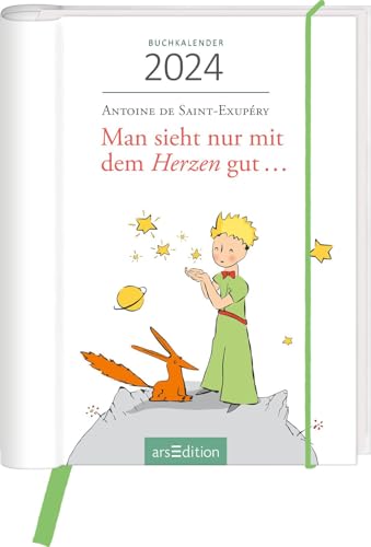 Taschenkalender Man sieht nur mit dem Herzen gut ... 2024 von Ars Edition