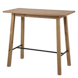 home24 Bartisch 117 x 105 x 58cm Braun von home24