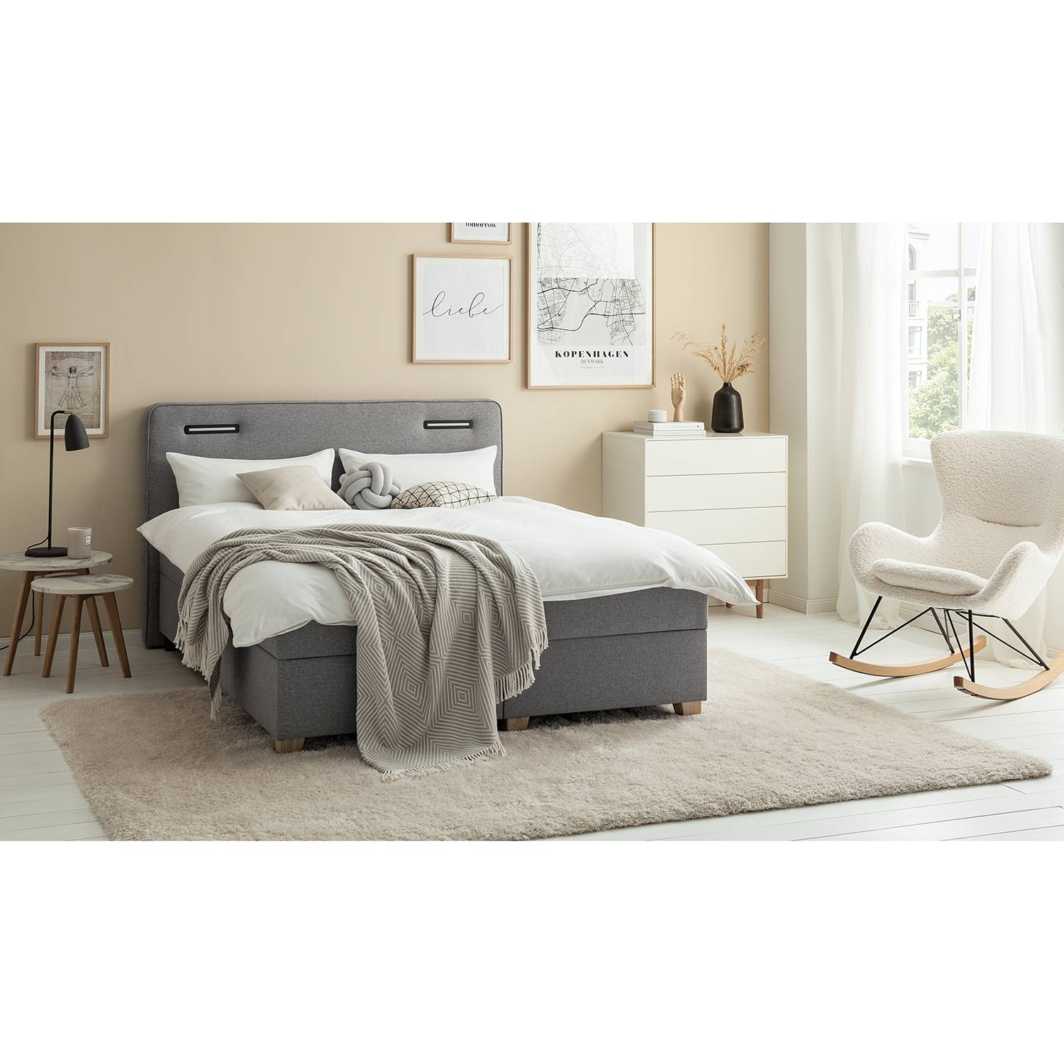 Boxspringbett Woodmore von Ars Natura