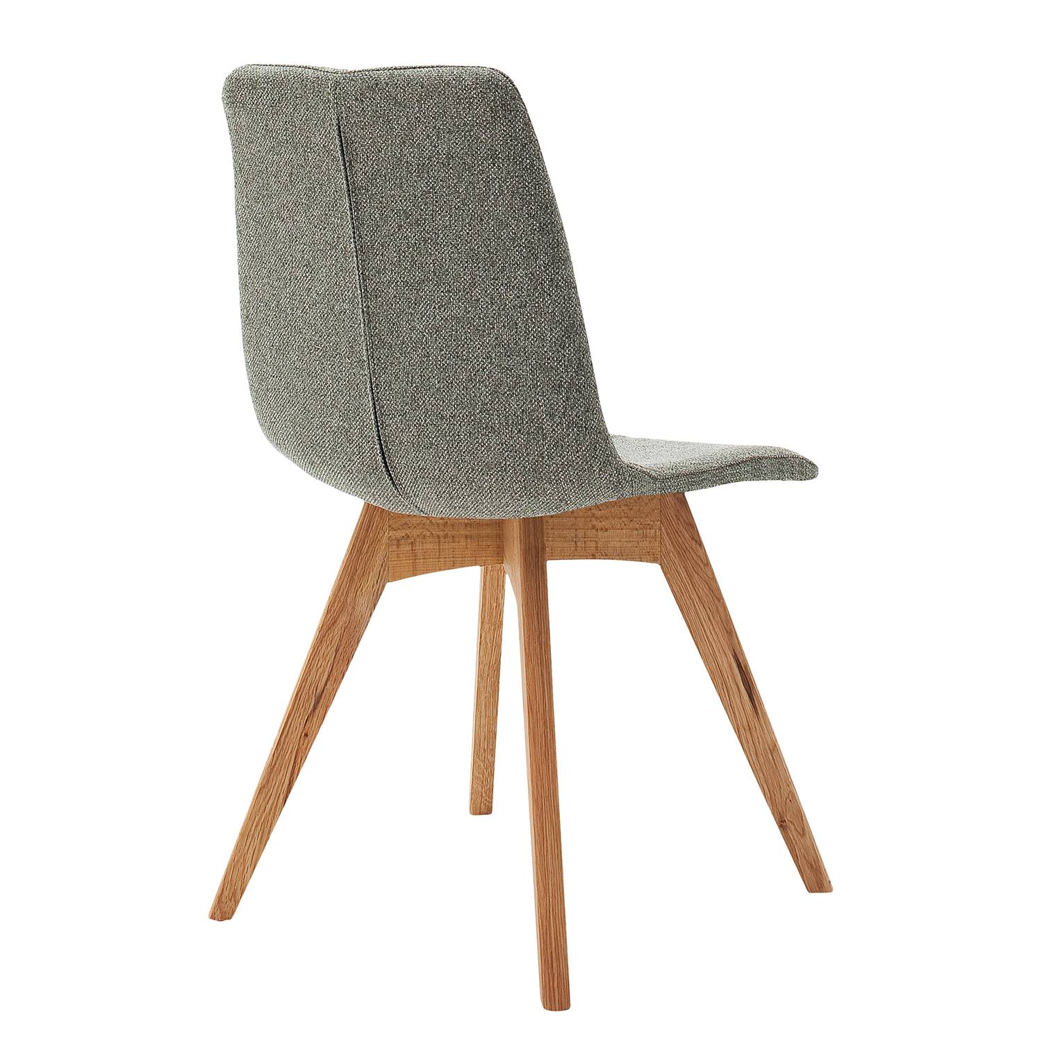 home24 Polsterstuhl Marihn II 2er-Set 47 x 87 x 52cm Grün/Olivgrün von home24