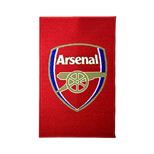 Arsenal FC Offizieller Fußball Teppich , Läufer (Einheitsgröße) (Rot / Gold) von Arsenal F.C.
