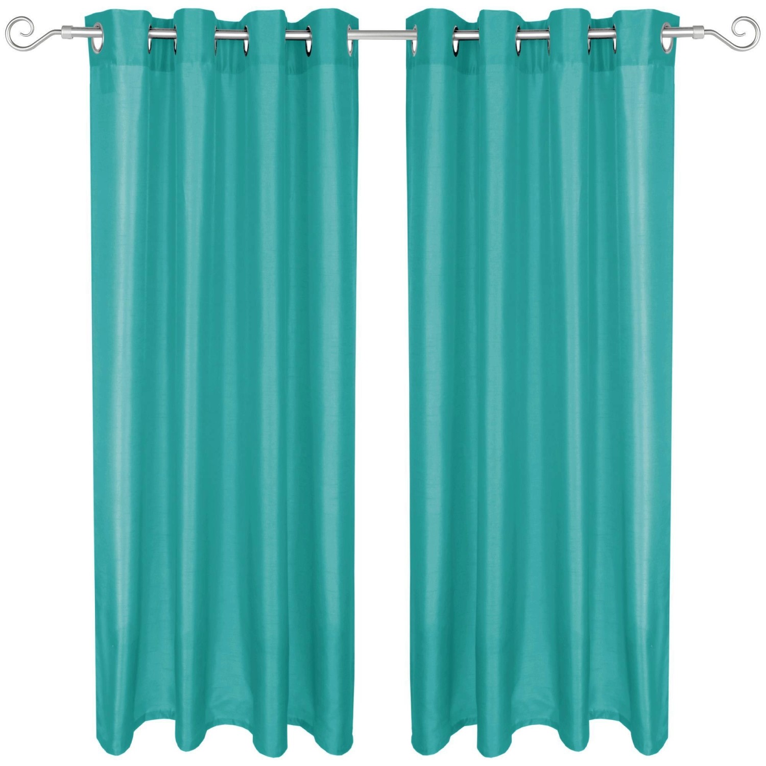 Arsvita 2er Pack Gardine Blickdicht Alessia mit Ösen 140 cm x 145 cm Türkis Arsvita 2er Pack Gardine Blickdicht Alessia mit Ösen 140 cm x 145 cm Türkis von Arsvita