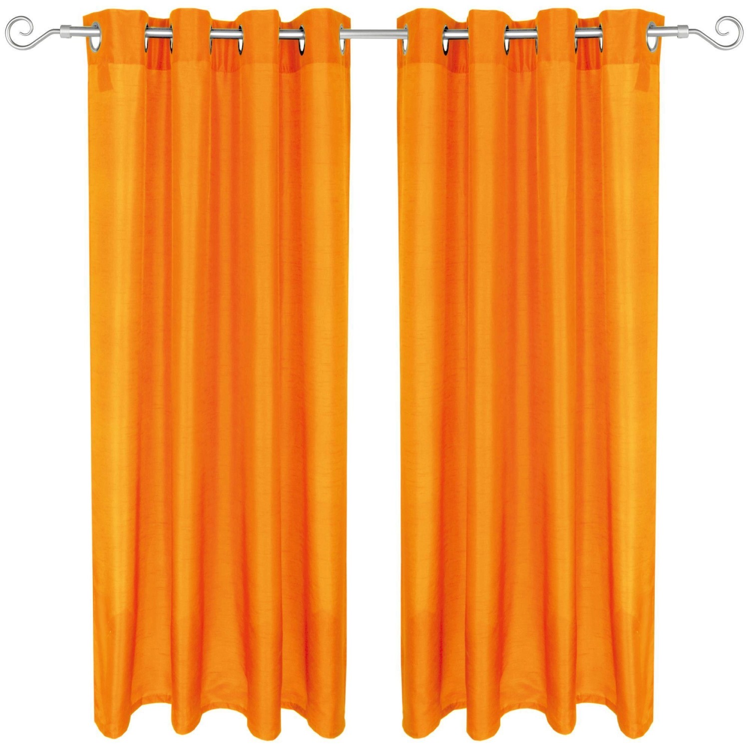 Arsvita 2er Pack Gardine Blickdicht Alessia mit Ösen 140 cm x 175 cm Orange Arsvita 2er Pack Gardine Blickdicht Alessia mit Ösen 140 cm x 175 cm Orange von Arsvita