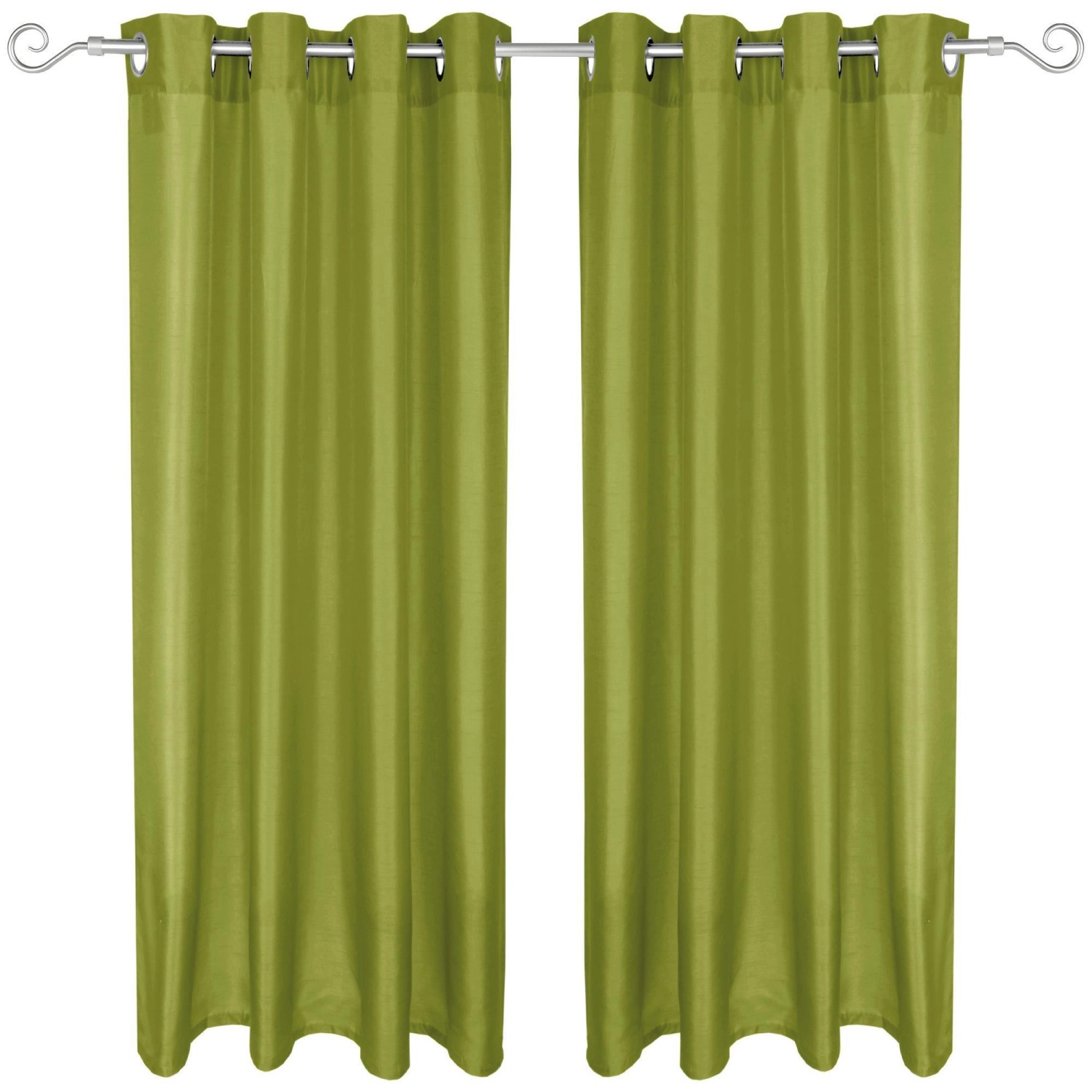 Arsvita 2er Pack Gardine Blickdicht Alessia mit Ösen 140 cm x 245 cm Grün Arsvita 2er Pack Gardine Blickdicht Alessia mit Ösen 140 cm x 245 cm Grün von Arsvita